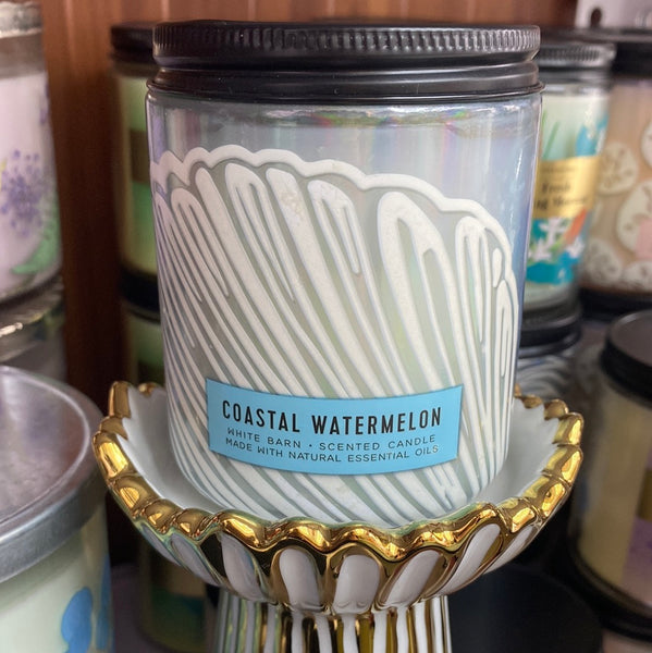 Bath & Body Works COASTAL WATERMELON single-wick Candle 7 oz / 198 g