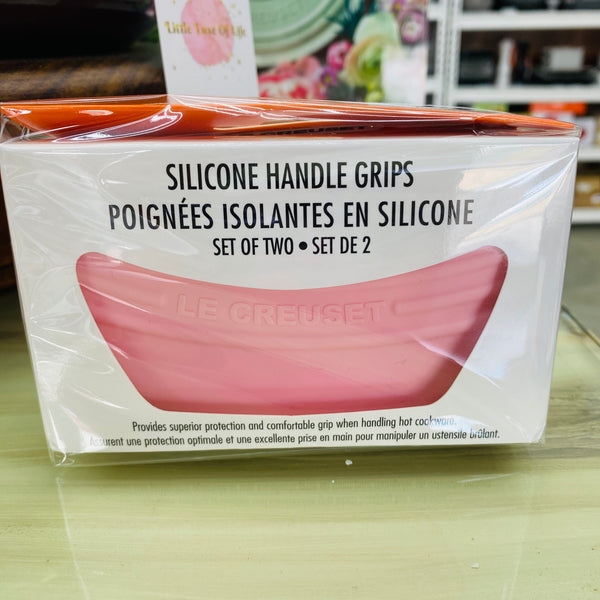 Le Creuset  Silicone Handle Grips, Set of 2 - POWDER PINK