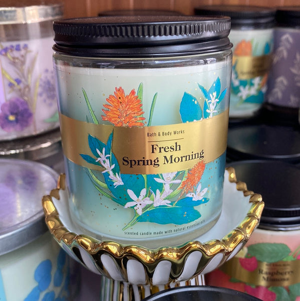 Bath & Body Works FRESH SPRING MORNING single-wick Candle 7 oz / 198 g