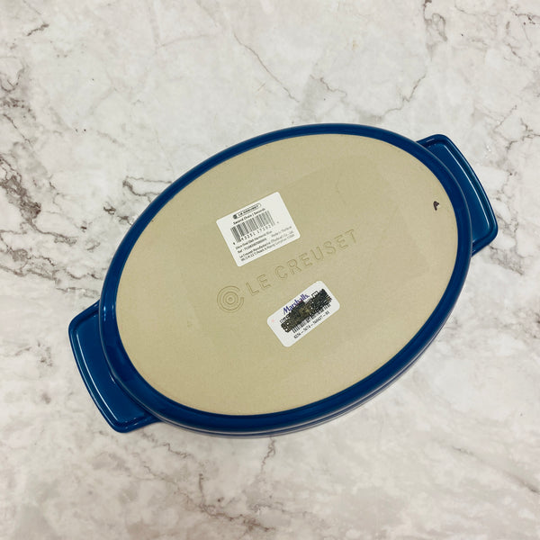 Le Creuset Stoneware Oval Dish 24cm (SECOND CHOIX)- HARMONIC BLUE