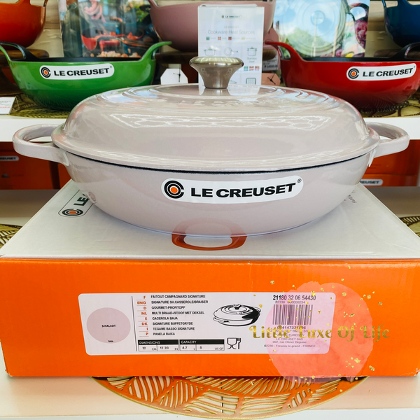 Le Creuset Signature Braiser 5QT 32cm - SHALLOT