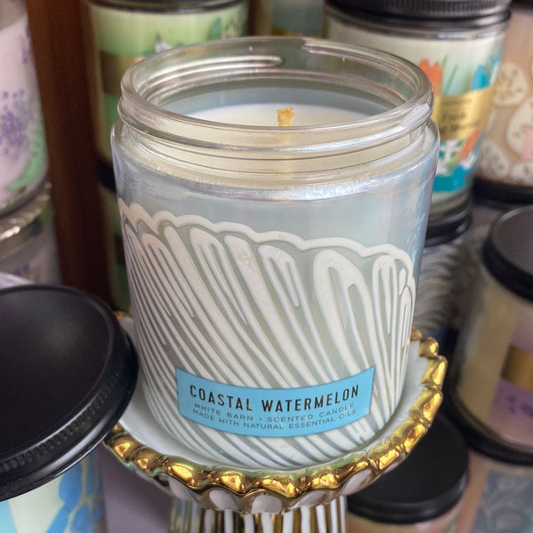 Bath & Body Works COASTAL WATERMELON single-wick Candle 7 oz / 198 g