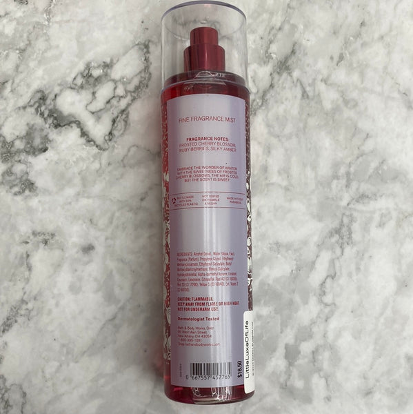 Bath & Body Works WINTER CHERRY BLOSSOM Fine Fragrance Mist