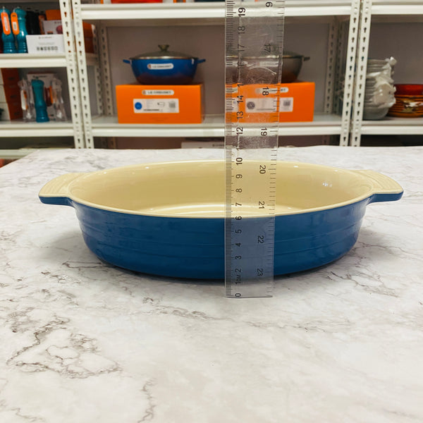 Le Creuset Stoneware Oval Dish 27cm (SECOND CHOIX)- HARMONIC BLUE