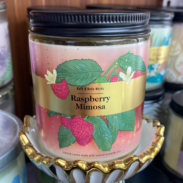 Bath & Body Works RASPBERRY MIMOSA single-wick Candle 7 oz / 198 g
