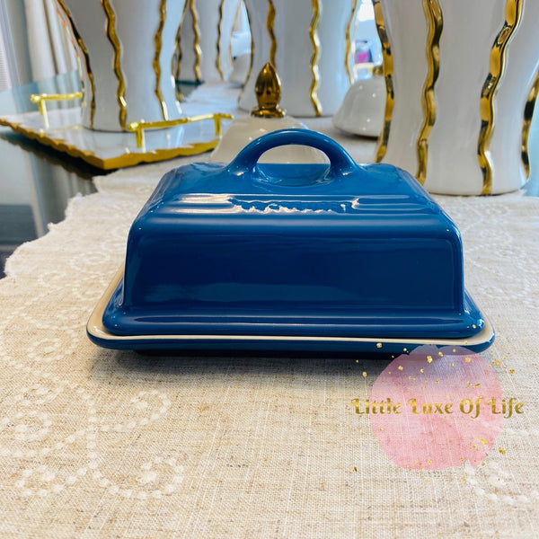 Le Creuset European Butter Dish (SECOND CHOIX)- MARSEILLE