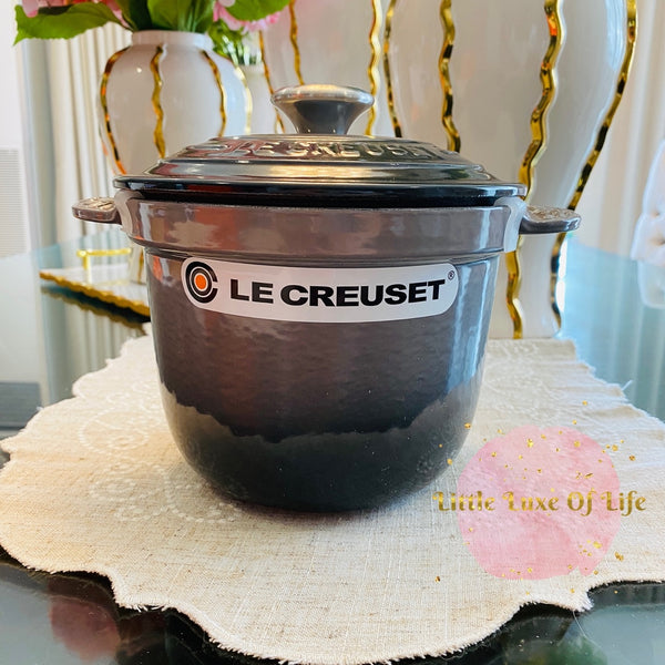 Le Creuset Cast Iron Rice Pot 2.25qt 18cm - OYSTER FLINT