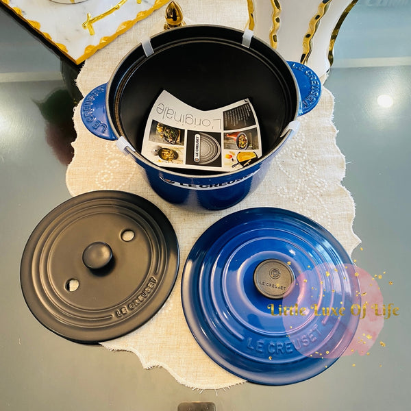 Le Creuset Cast Iron Rice Pot 3qt 20cm - COBALT