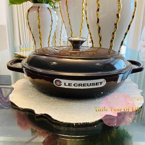 Le Creuset Signature Enameled Cast Iron Braiser, 3.5Qt. 30cm, GANACHE