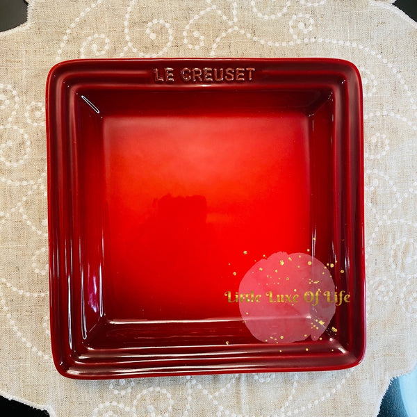 Le Creuset Square Plate 8.25" inch - CERISE
