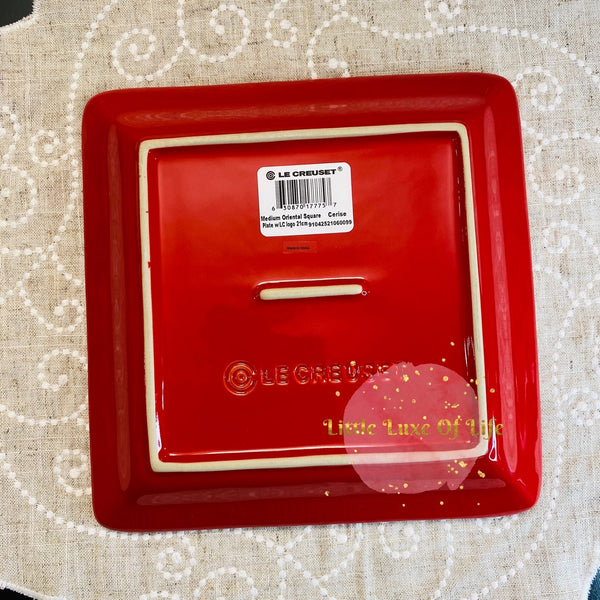 Le Creuset Square Plate 8.25" inch - CERISE