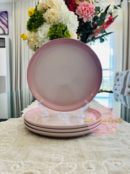 Le Creuset Coupe Salad Plate 22cm ( SECOND CHOIX-per piece) - SHELL PINK