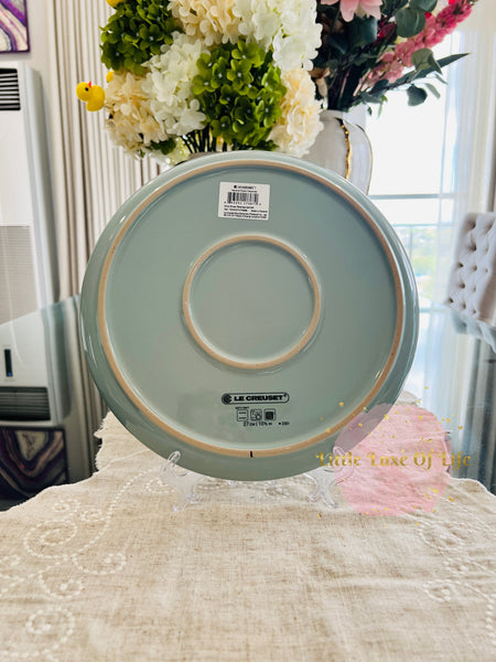Le Creuset Coupe Dinner Plate 27cm ( SECOND CHOIX-per piece) - SEA SALT