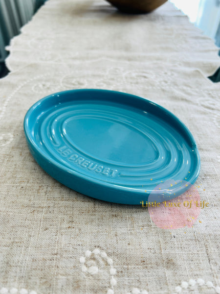 Le Creuset Oval Spoon Rest ( SECOND CHOIX) - TURQUOISE