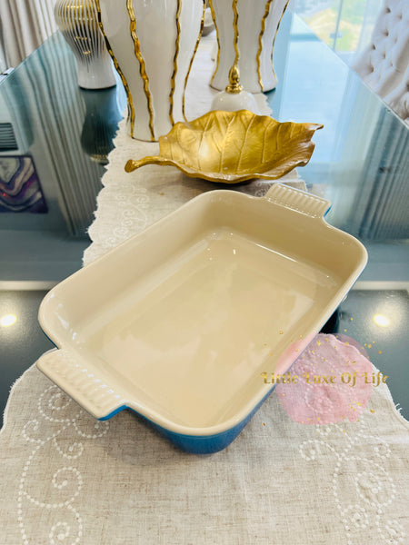 Le Creuset Stoneware Heritage Rectangular Dish, 32cm (SECOND CHOIX)- MARSEILLE