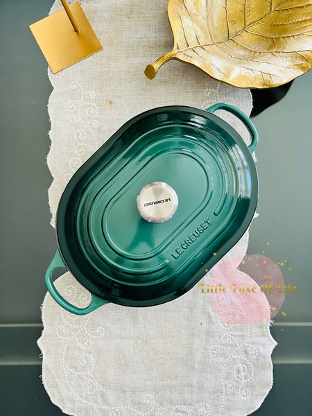 Le Creuset Signature Cast Iron Oval Casserole w/ Lid 3.75qt - ARTICAUT
