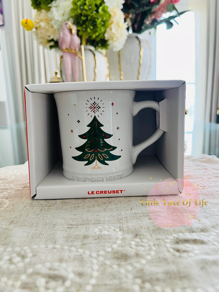 Le Creuset Noel Collection Seattle Mug 14oz 400ml - TREE DECAL
