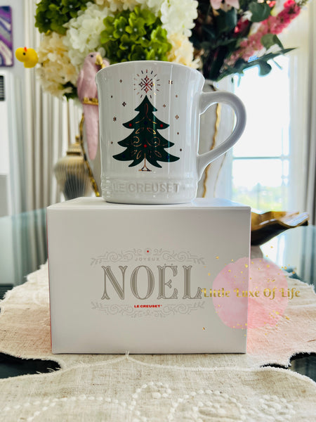 Le Creuset Noel Collection Seattle Mug 14oz 400ml - TREE DECAL