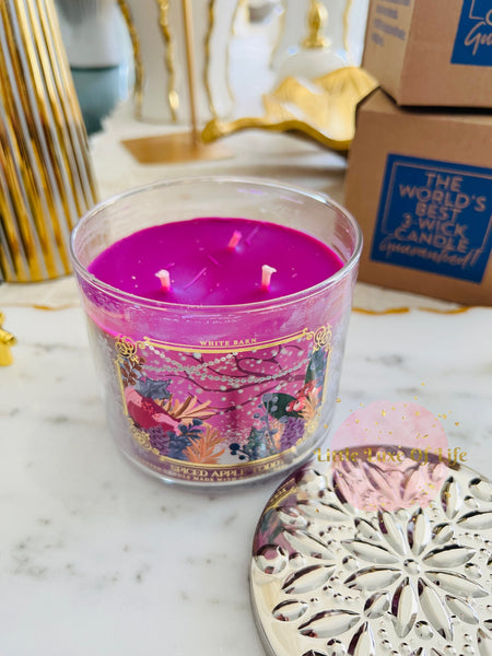 Bath & Body Works SPICED TODDY APPLE 3-wick Candle 14.5 oz / 411 g