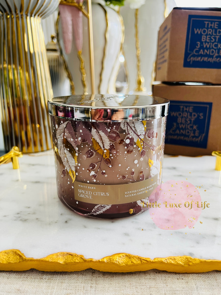 Bath & Body Works 🇺🇸 SPICED CITRUS GROVE 3-wick Candle 14.5 oz
