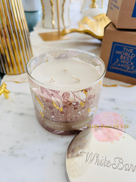 Bath & Body Works SPICED CITRUS GROVE 3-wick Candle 14.5 oz / 411 g
