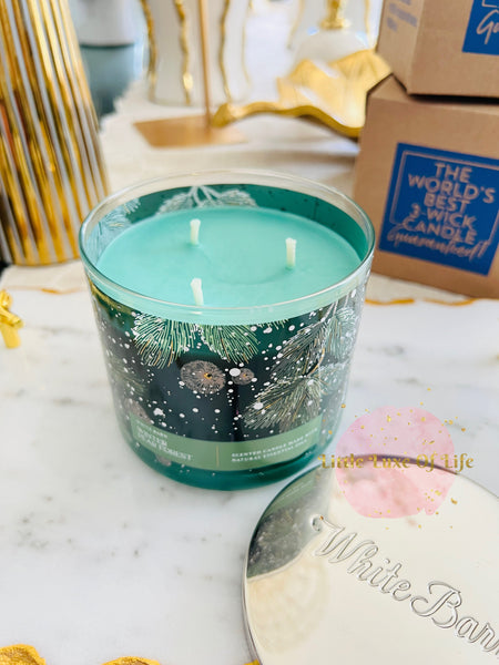 Bath & Body Works WINTER PEAR FOREST 3-wick Candle 14.5 oz / 411 g