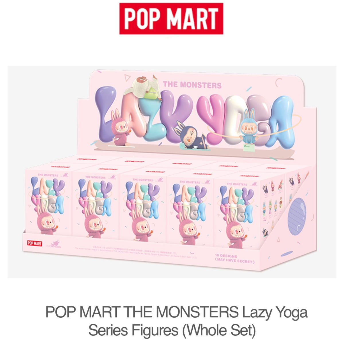LAZYYOGA The Monsters セット ORIGINAL POP MART THE MONSTERS Lazy Yoga Series Figures per piece