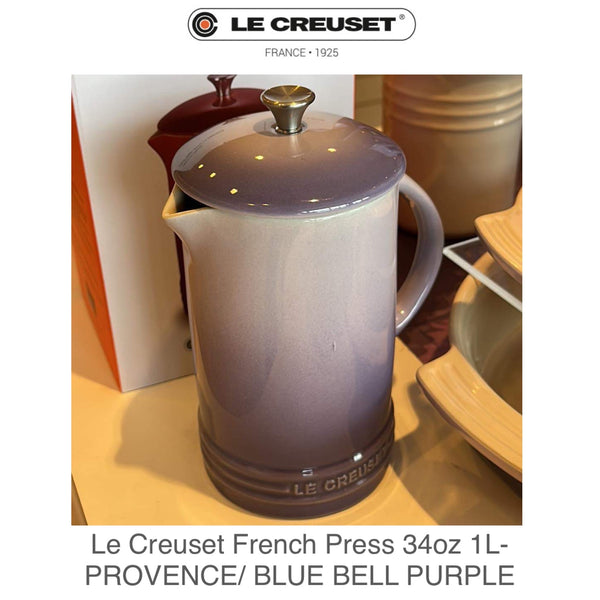 Le Creuset 34-Oz. French Press - Provence / BLUE BELL PURPLE
