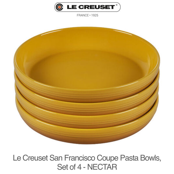 Le Creuset San Francisco Pasta Bowls, Set of 4 - NECTAR