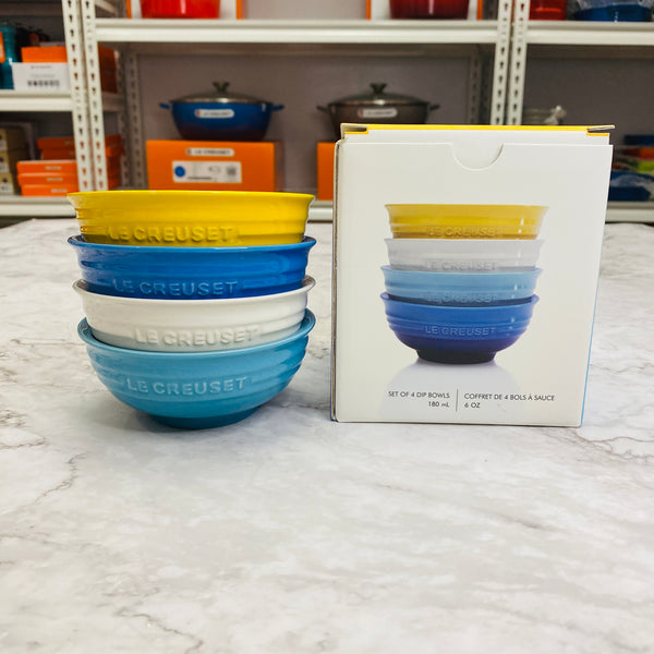 Le Creuset Riviera Collection Multicolor Mini Bowl, Set of 4