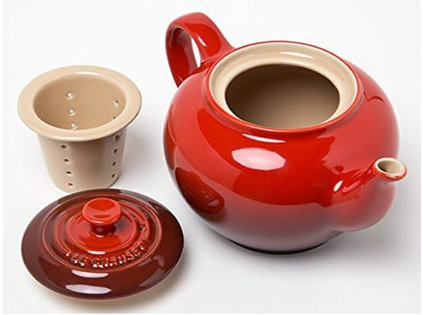 Le Creuset Teapot with 2 Mugs Set - CERISE