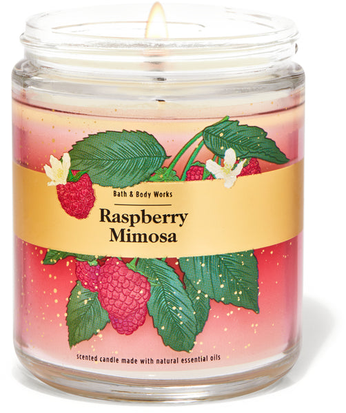 Bath & Body Works RASPBERRY MIMOSA single-wick Candle 7 oz / 198 g