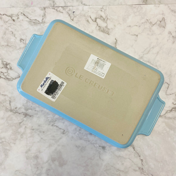 Le Creuset Stoneware Rectangular Dish 25cm (SECOND CHOIX)- SKY BLUE