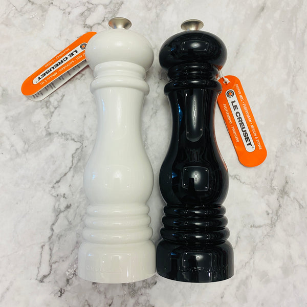 Le Creuset Salt & Pepper Mill 8"inch - BLACK & WHITE