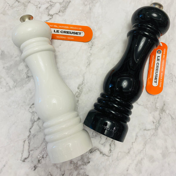 Le Creuset Salt & Pepper Mill 8"inch - BLACK & WHITE