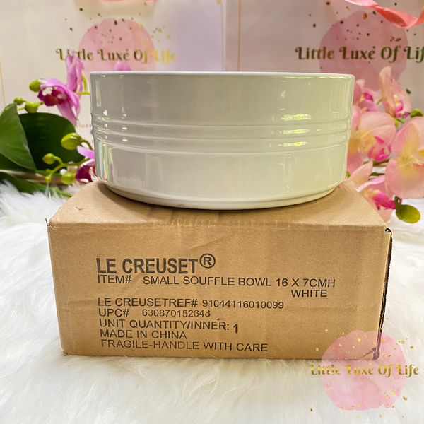 Le Creuset 1qt Souffle Dish - White