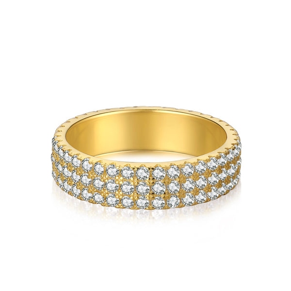 PURE 925 SILVER (Gold Plated)Bailey Ring