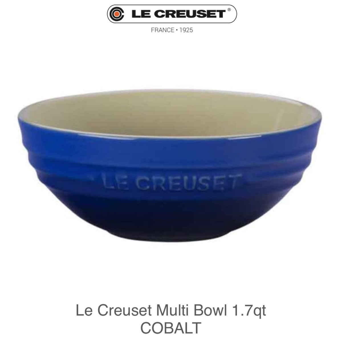 Le Creuset Cobalt Mixing Bowl Trio