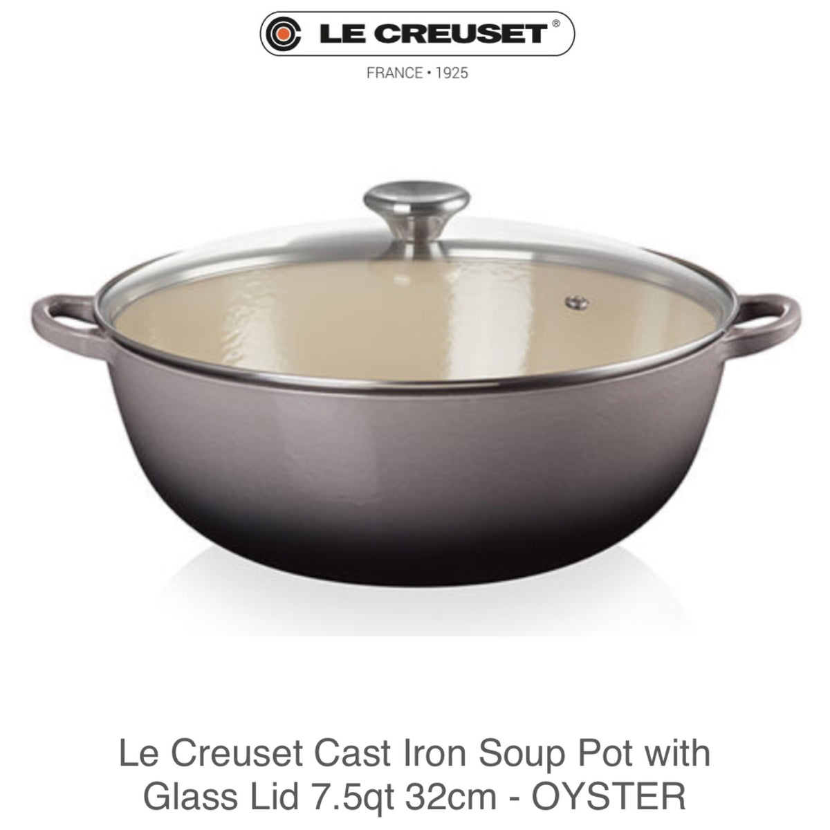 Le Creuset 3.5 Qt. Cast Iron Soup Pot with Lid