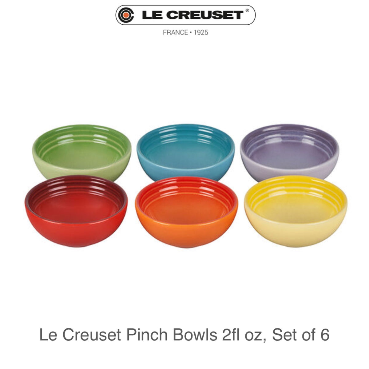 Le creuset 2024 rainbow bowls