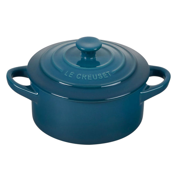 Le Creuset Signature Mini Petite Cocotte, 8 oz. DEEP TEAL