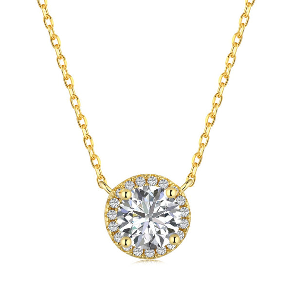 PURE 925 (Gold Plated)SILVER Gabrielle Necklace