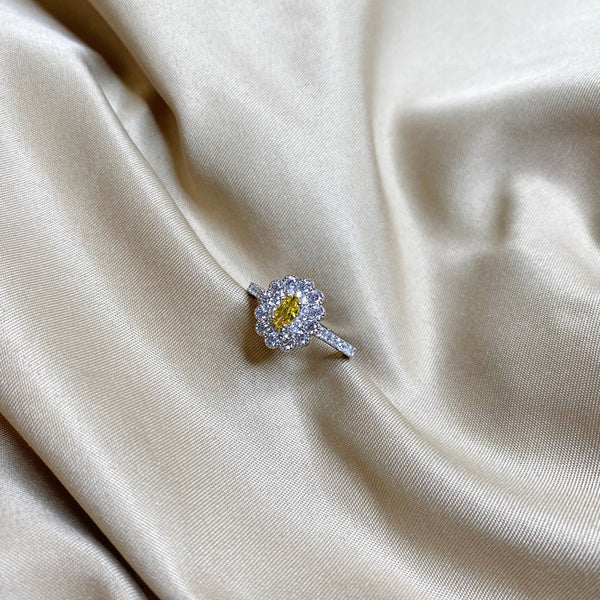 PURE 925 SILVER YELLOW Jamille Ring