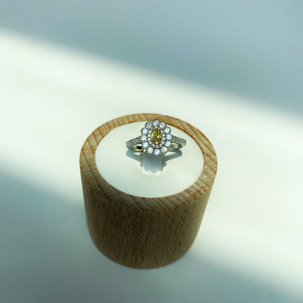 PURE 925 SILVER YELLOW Jamille Ring