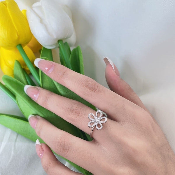 PURE 925 SILVER Poppy Ring