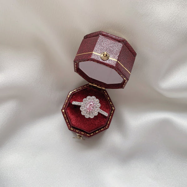 PURE 925 SILVER PINK Jamille Ring