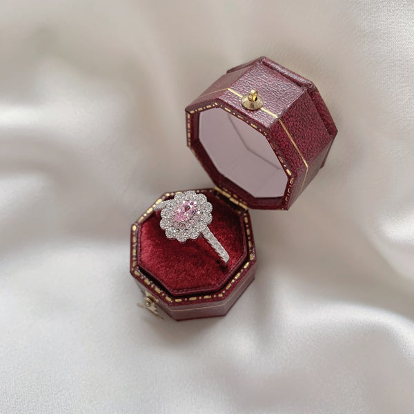 PURE 925 SILVER PINK Jamille Ring