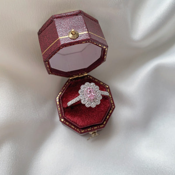 PURE 925 SILVER PINK Jamille Ring