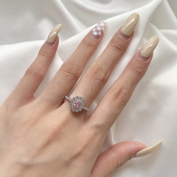 PURE 925 SILVER PINK Jamille Ring