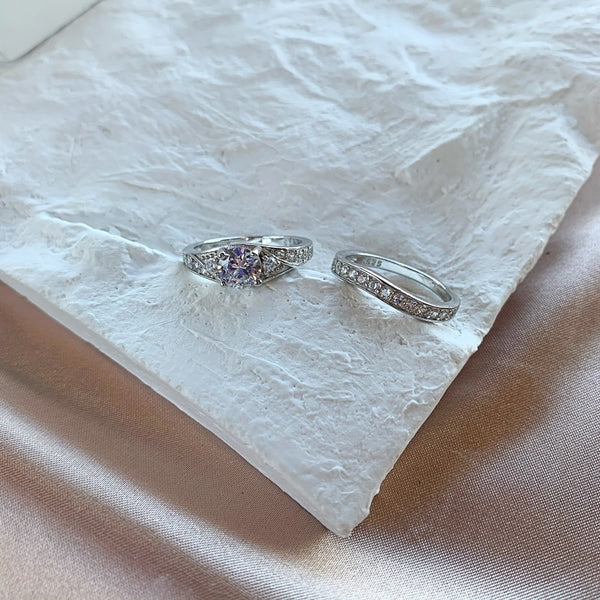 PURE 925 SILVER Audrey Ring Set